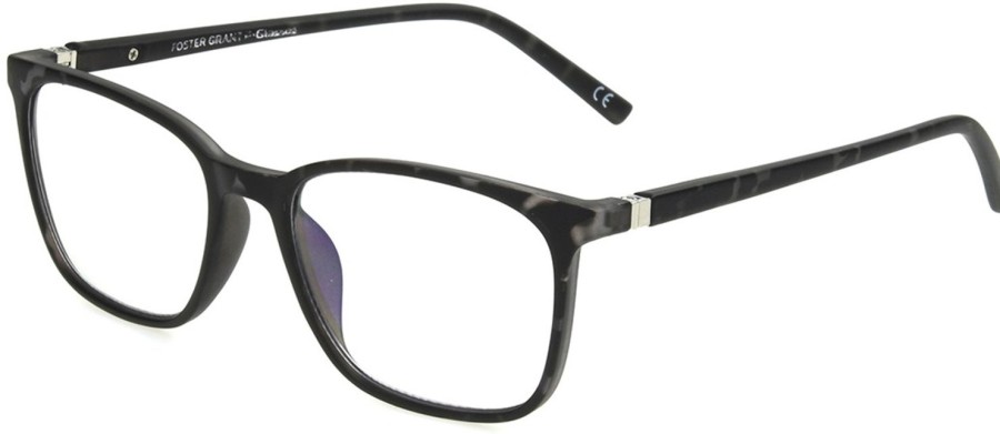 Foster Grant Men'S | Blue Light E.Glasses Eric Charcoal