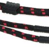 Foster Grant Accessories | Speckled Nylon Black & Red Cord