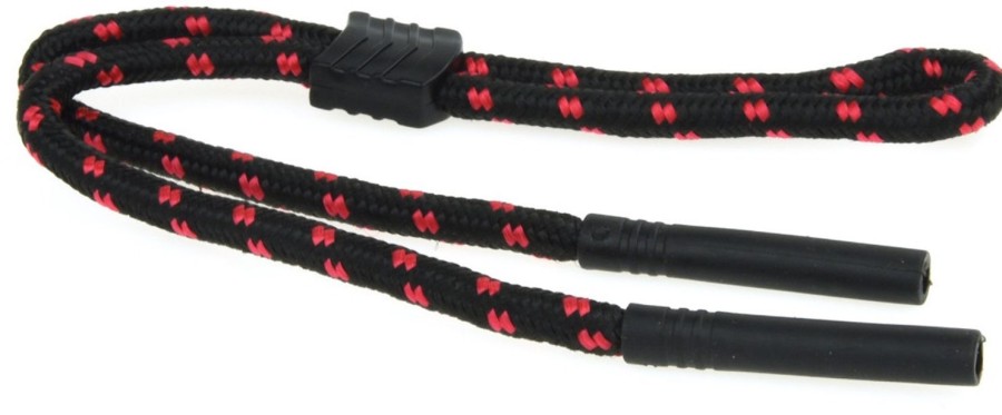 Foster Grant Accessories | Speckled Nylon Black & Red Cord