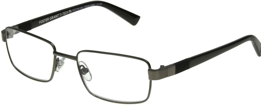 Foster Grant Men'S | Ti-Tech Dark Gunmetal