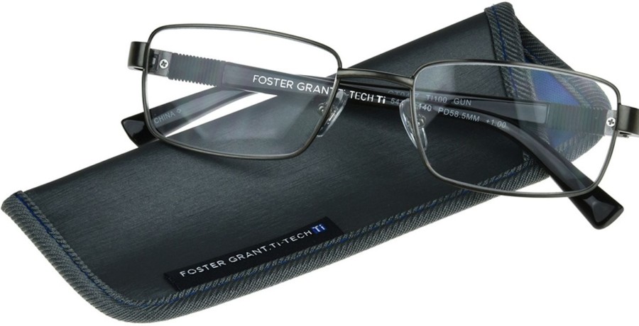 Foster Grant Men'S | Ti-Tech Dark Gunmetal