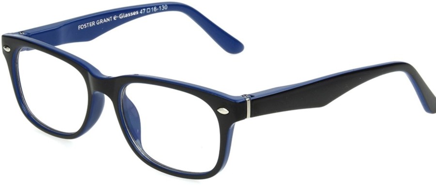 Foster Grant Kids' | Blue Light E.Glasses Kid'S Billy Black/Blue